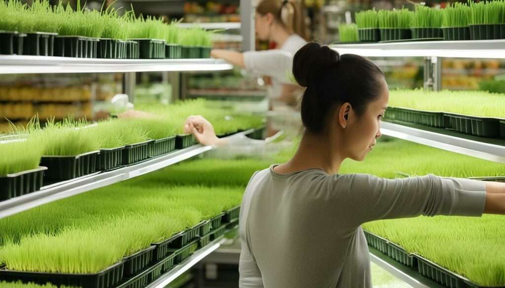 Choosing and storing wheatgrass Choosing and storing wheatgrass