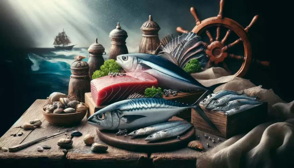 fatty fish such as tuna, anchovies, sardines, and mackerel, fatty fish such as tuna, anchovies, sardines, and mackerel,