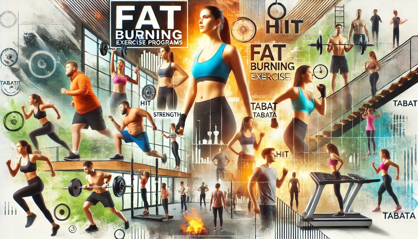 featured image that represents the theme of fat burning exercise programs
