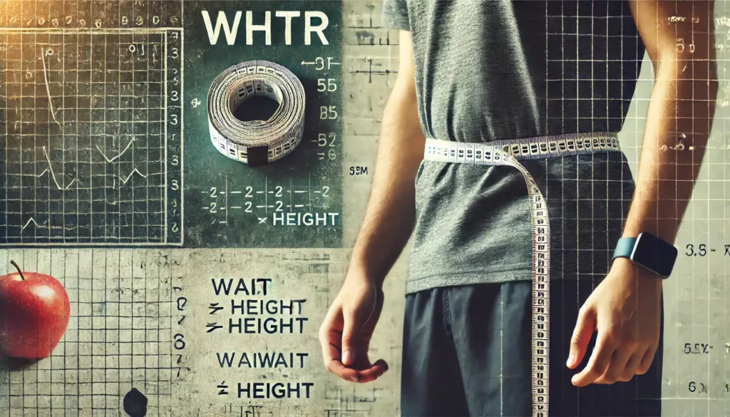 image of a measuring tape wrapped around a person's waist, showing the tape