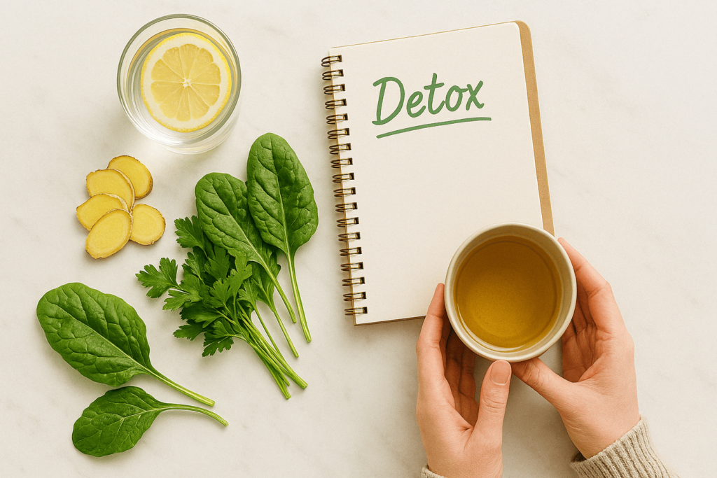 Image of detox cleanse ingredients